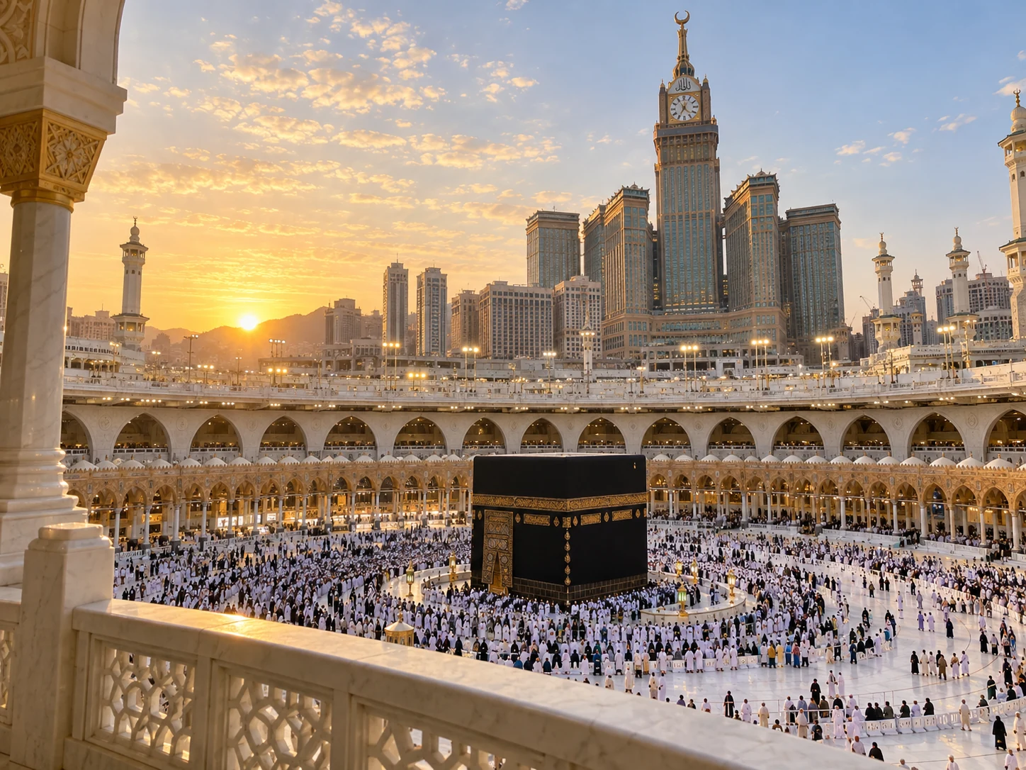 Makkah destination illustration